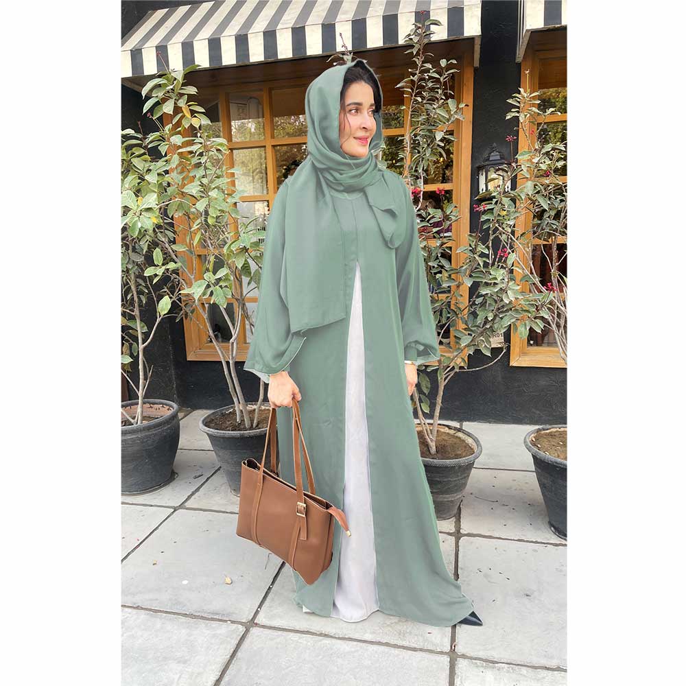 Simple Pastel Abaya by Astore in Pakistan