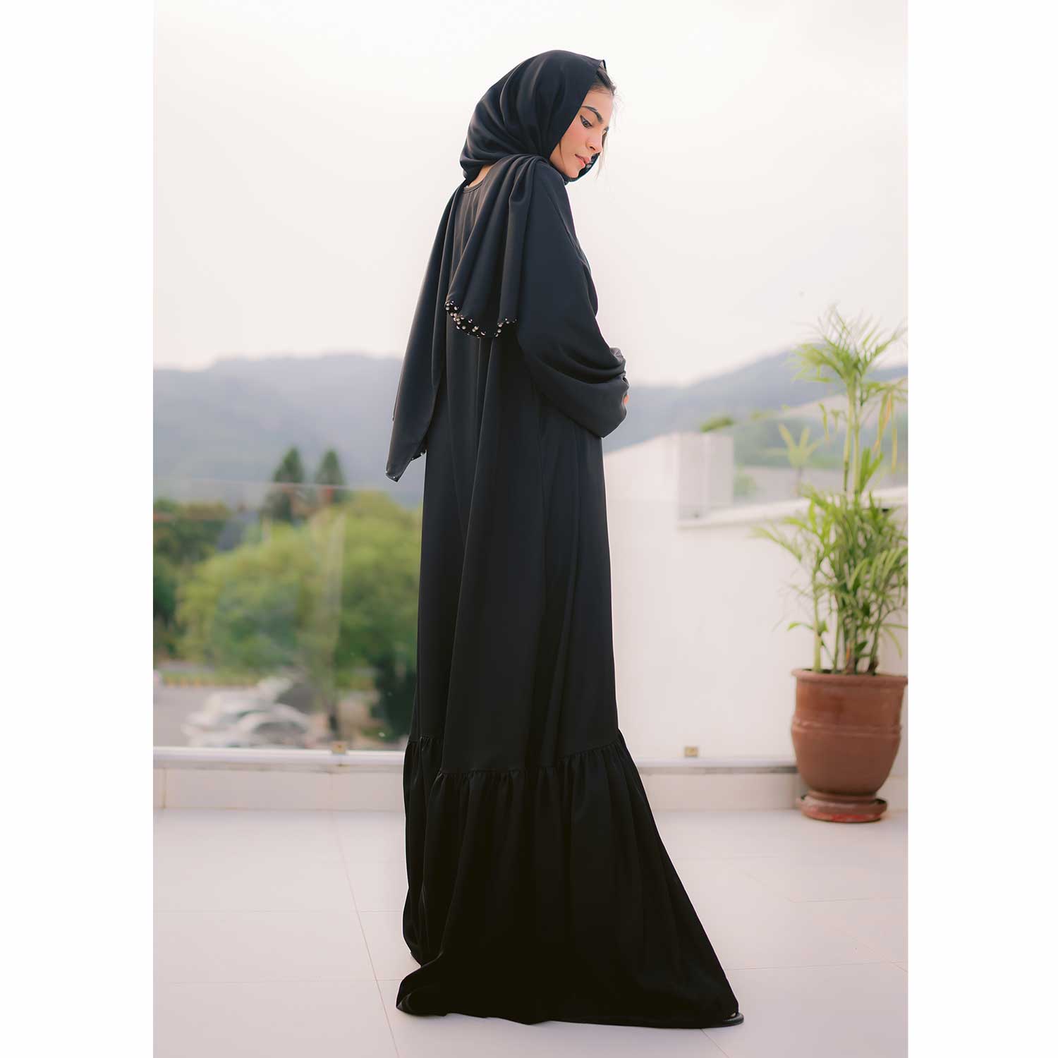 Wholesale Black abaya (007) in Pakistan