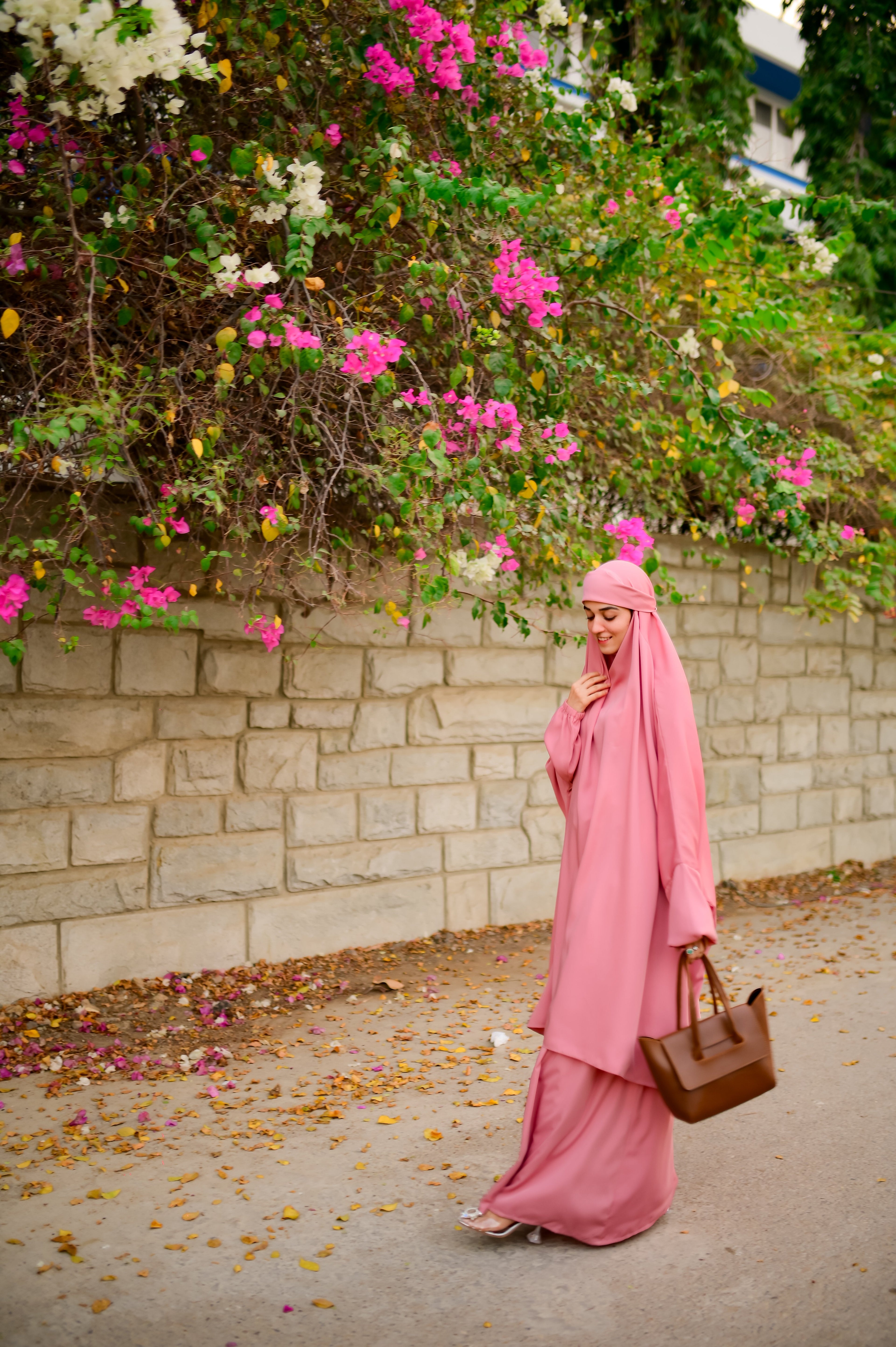 Jilbaab with niqab (pink)