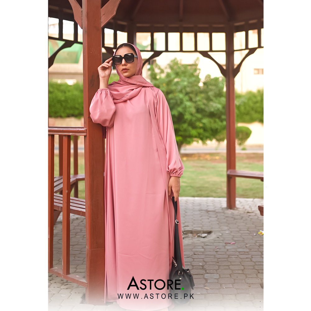 Suffuse Abaya Pink