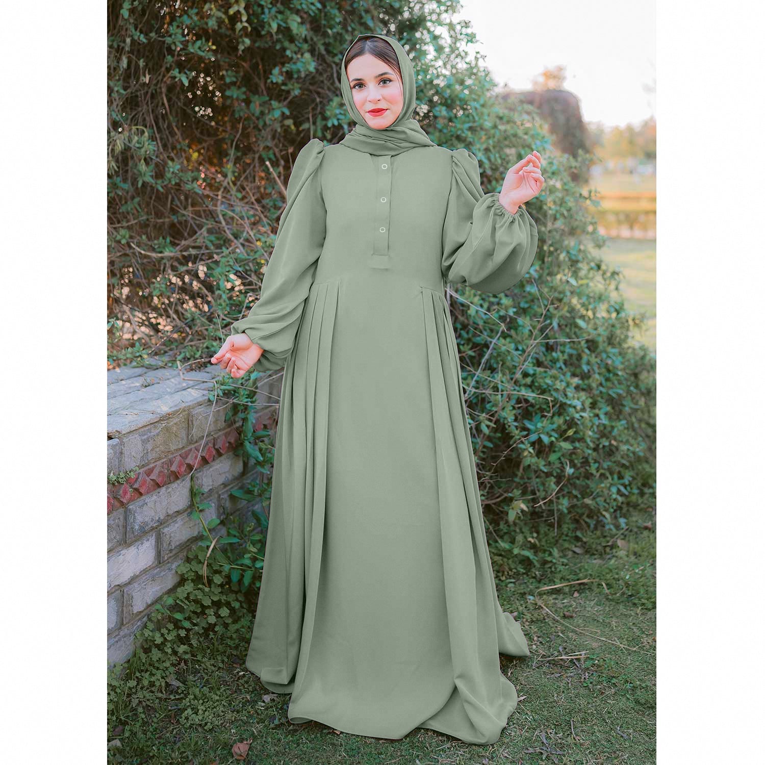 Portrait Abaya (Pastel) shop online in Pakistan