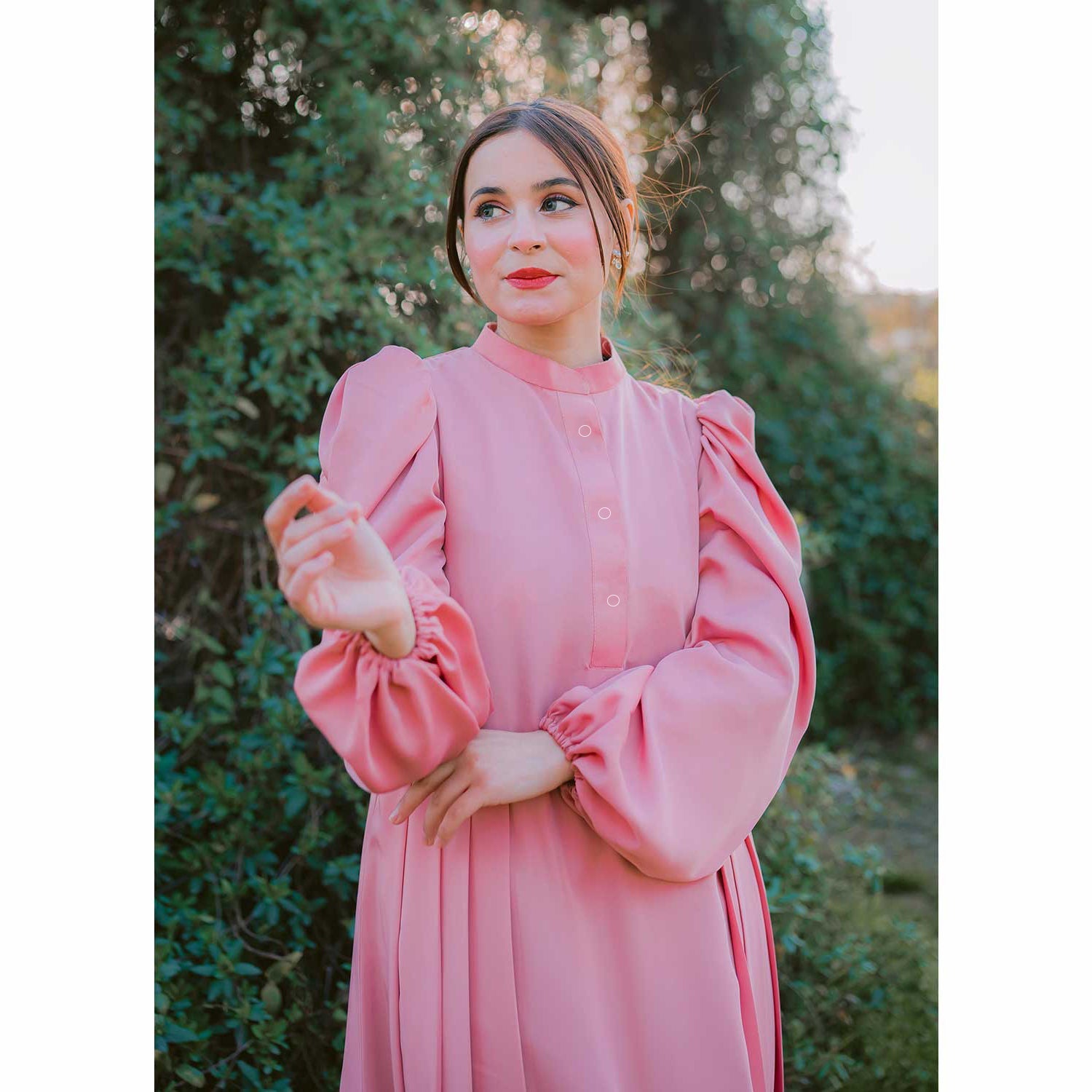 Portrait Abaya (Pink)